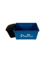 Contenant de recyclage et poubelle suspendue sans couvercle We Recycle
