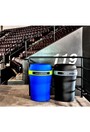 INFINITE Round Waste Receptacle with Lid 37 gallons