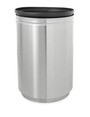 ECLIPSE Poubelle décorative ronde en acier inoxydable 30 gal