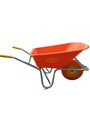 Plastic Tray Wheelbarrow PX120F-X7, 6 Cu. Ft.
