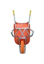 Plastic Tray Wheelbarrow PX120F-X7, 6 Cu. Ft.
