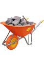 Plastic Tray Wheelbarrow PX120F-X7, 6 Cu. Ft.