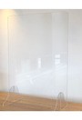 Écran antivirus en plexiglas avec support