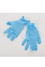 Gants en nitrile bleu sans poudre