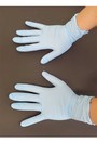 Gants en nitrile bleu sans poudre