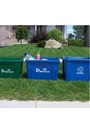 Single Container Mobius Loop - We Recycle, 2 sides, 14 gal