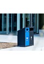 AURA Outdoor Double Recycling Station 64 Gal