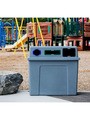SUPER SORTER Station de recyclage 3 voies 96 gal