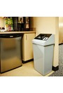 SMART SORT Waste Container with Lid 22 gal