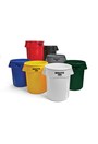 2620 BRUTE Round Recycling Container Blue 20 gal