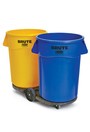 2620 BRUTE Round Recycling Container Blue 20 gal