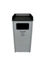 COURTSIDE Recycling Container with Tray 32 Gal