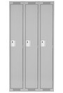 Bloc de 3 casiers Clean-LineMC en acier, Assemblé