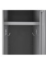 Bloc de 4 casiers à 2 niveaux Clean-LineMC en acier, assemblé