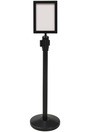 Vertical Sign Frame for Crowd Control Post