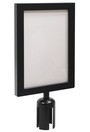 Vertical Sign Frame for Crowd Control Post