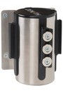 Barrière à fixation murale en acier inox avec ruban magnétique de 12'