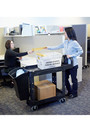Utility Cart 2-Shelf 4520-88 Rubbermaid
