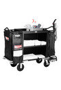 Chariot de ménage double à 2 tablettes Rubbermaid 9T62