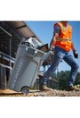 2131929 BRUTE Round Waste Container with Wheels 44 gal