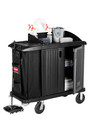 Chariot de ménage simple à 3 tablettes 6190, 6192 Compact