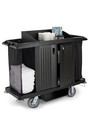 Chariot de ménage simple à 3 tablettes 6190, 6192 Compact