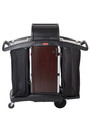 Chariot de concierge double avec cabinet verrouillable Deluxe