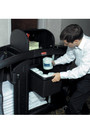 Chariot de concierge double avec cabinet verrouillable