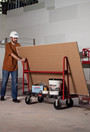 Chariot de manutention avec cadrage en "A" et roues de 6" Rubbermaid 4462