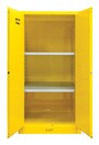 Armoire pour produits inflammables avec porte manuelle