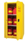 Armoire pour produits inflammables avec porte manuelle