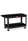Chariot utilitaire à 2 tablettes pour usage intense 25" x 40" Rubbermaid 9T67