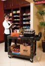 Chariot utilitaire à 2 tablettes plates 26" x 44" Rubbermaid 4525
