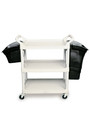 Refuse Bin for Utility and Janitorial Cart