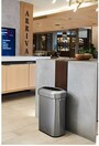 REFINE Poubelle en acier inoxydable 15 gal