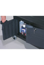 Audio-Visual Cart for 24" T.V., 3-Shelf & 4" Casters