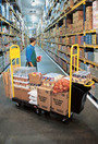 Chariot de manutention à plateforme Rubbermaid 9T52 StockMate