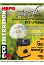 252H HEPA Microfilter Bag for Commercial Vacuum JV5 and AS5