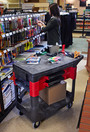 Working Cart with Storage Bin Rubbermaid 6180
