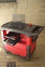 Working Cart with Storage Bin Rubbermaid 6180