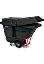Chariot à bascule adaptable pour chariot élévateur 1/2 verge cube Rubbermaid 1305-42