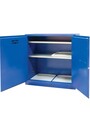 Armoire de rangement pour liquides corrosifs avec porte manuelle