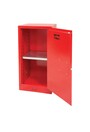 Armoire de rangement pour peintures et encres avec porte manuelle