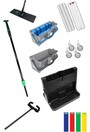 OMNICLEAN Chariot avec seau double pour tampon microfibre
