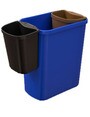 TRISOURCE Litter garbage can for desktop waste garbage can 4L
