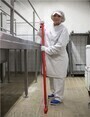 Brosse à coulis avec fibres fermes 9-1/4"