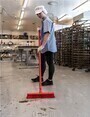 Tête de balai-brosse à fibres combinées fins/fermes, 16-1/2"