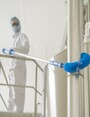 Manche télescopique pour service alimentaire, 62" a 113"