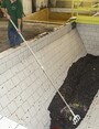 Manche télescopique pour service alimentaire, 62" a 113"
