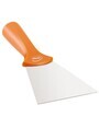 Grattoir en acier inoxydable 4" pour service alimentaire